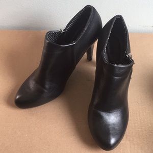 Leather ankle boots